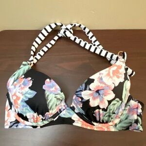 Shade & Shore Floral Bikini Top 36B